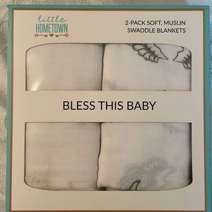 Little hometown swaddle blanket